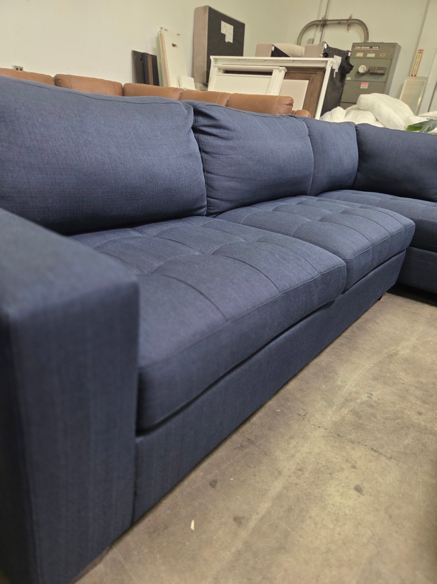 Blue Sectional 3pc