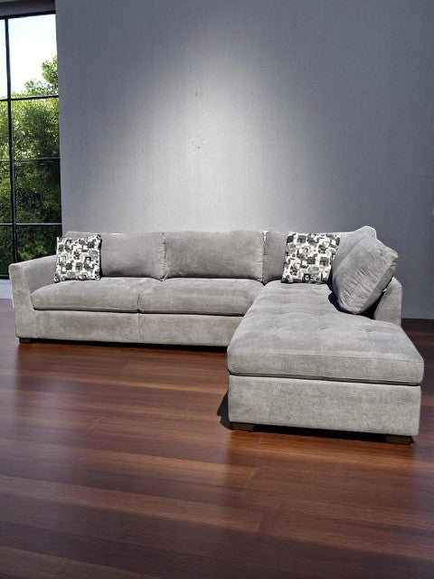 Thomasville Miles Fabric Sectional with Power Footrest