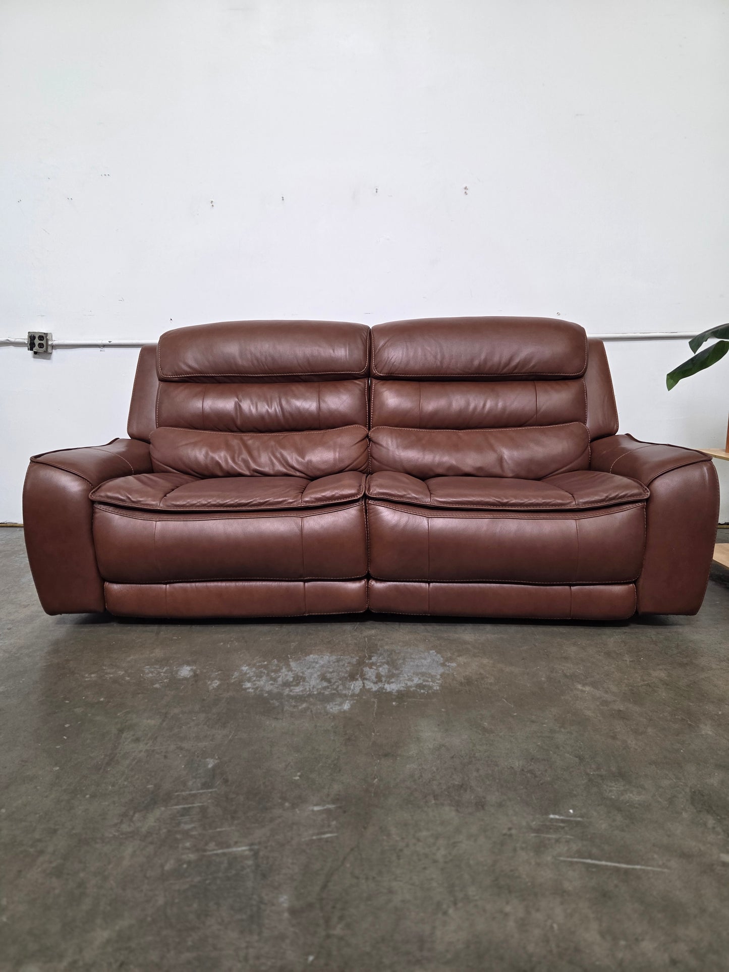 Brown Loveseat Recliner