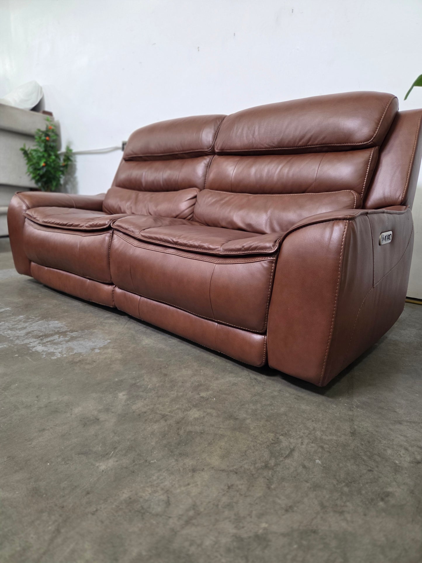 Brown Loveseat Recliner