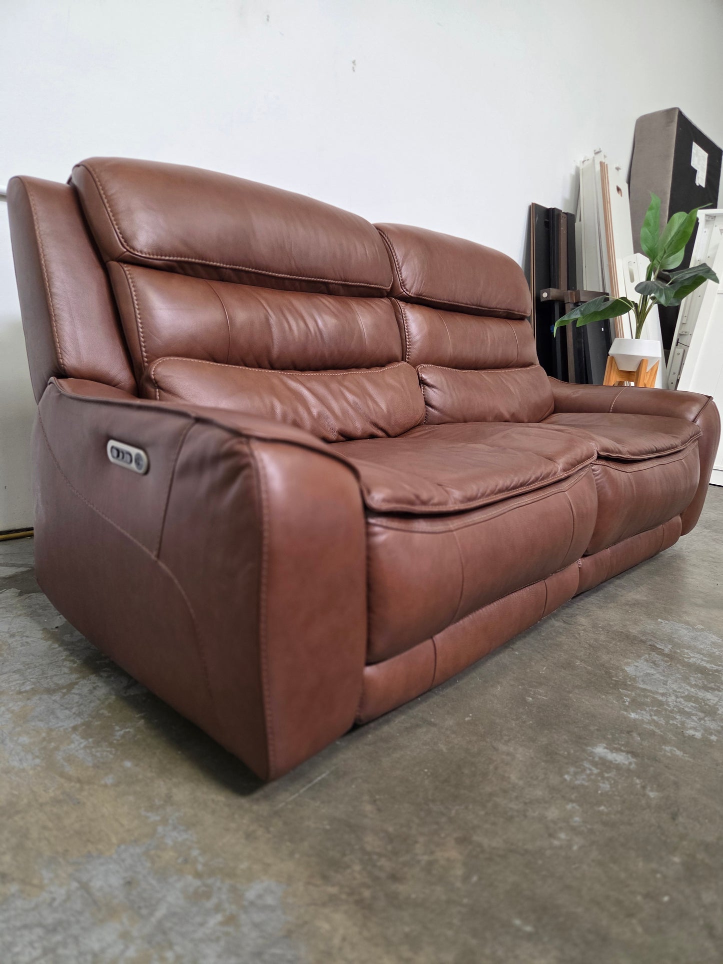 Brown Loveseat Recliner