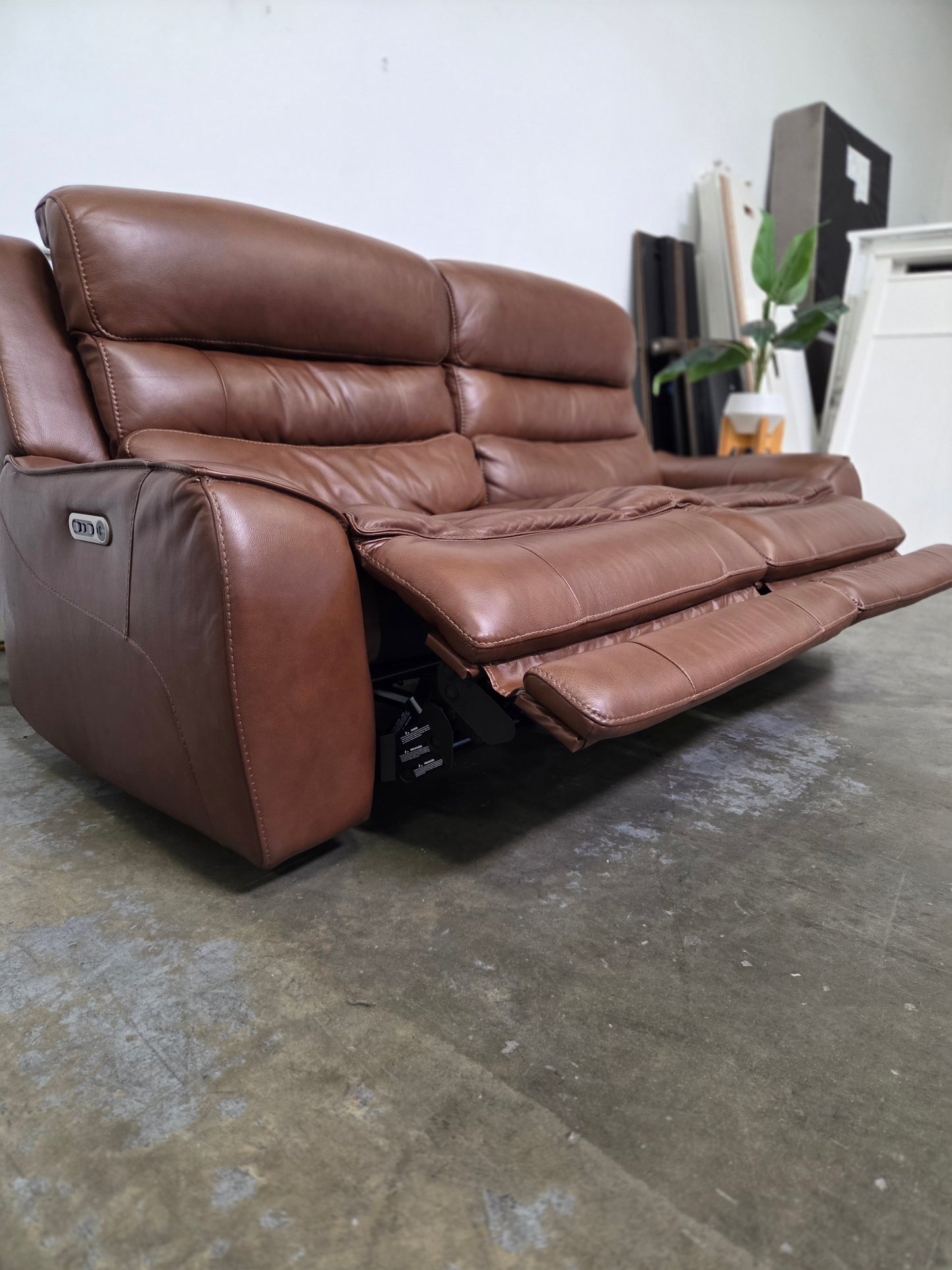 Brown Loveseat Recliner
