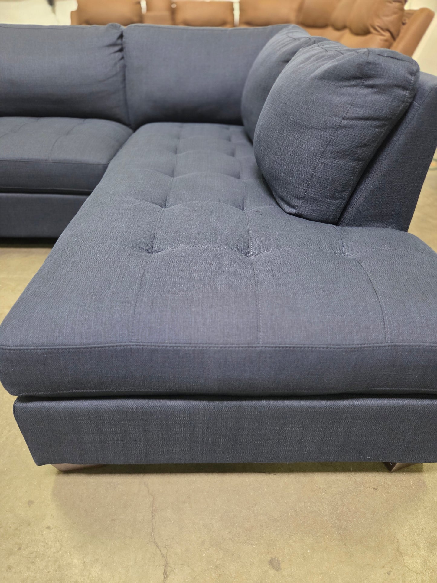 Blue Sectional 3pc