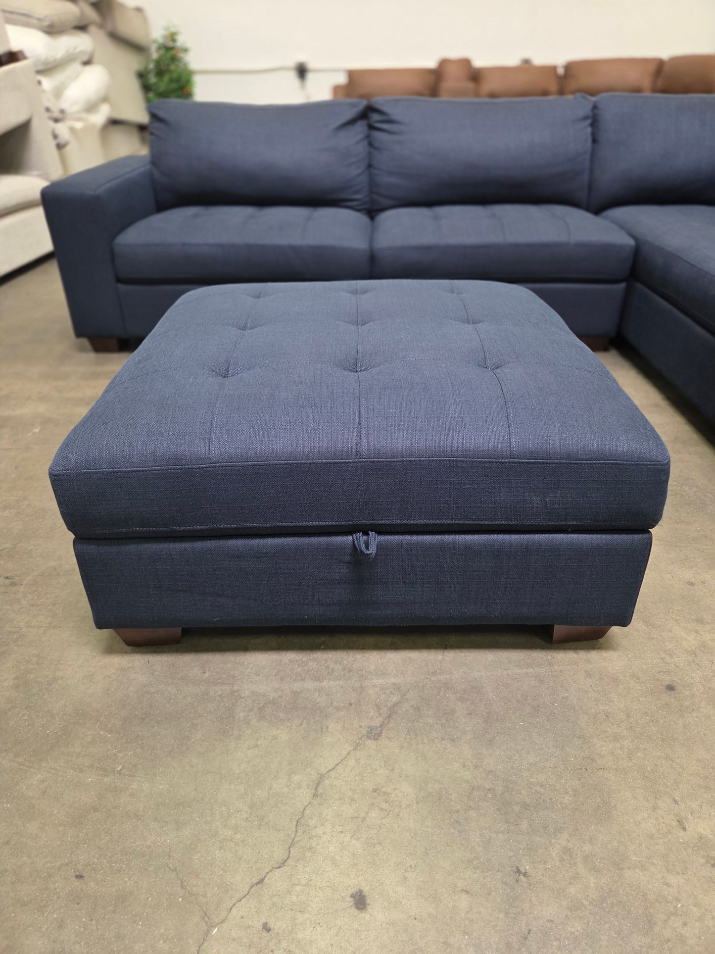 Blue Sectional 3pc