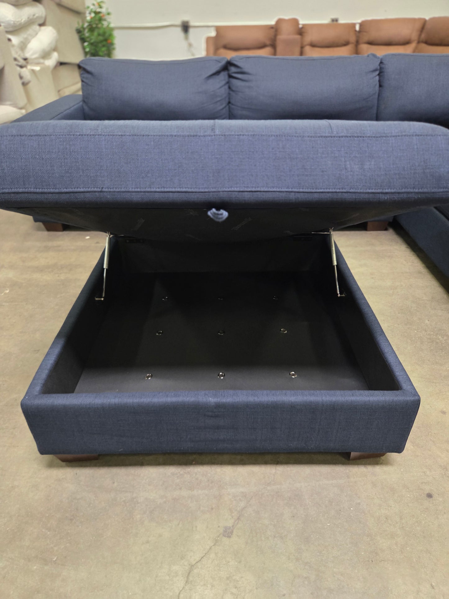 Blue Sectional 3pc