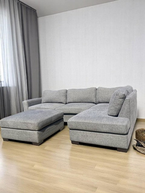 Penelope Fabric Sectional with Ottoman