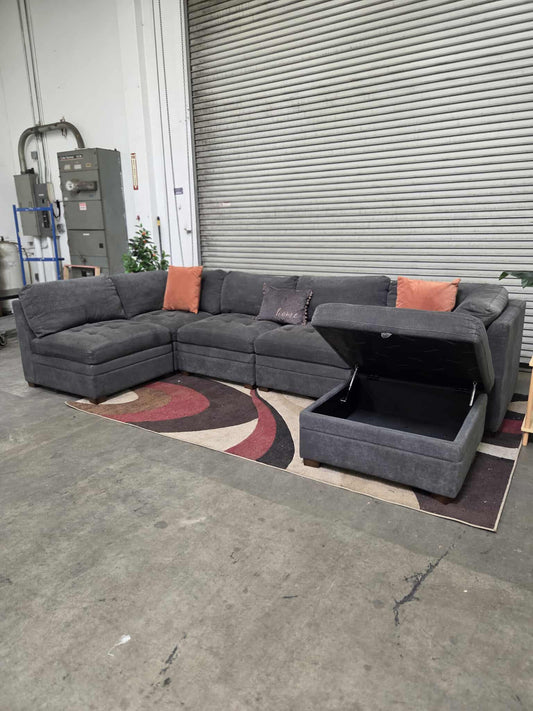 6pc Tisdale Dark Gray