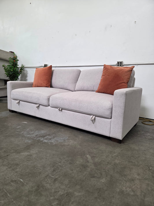 Thomasville Lambert Fabric Sofa with storage