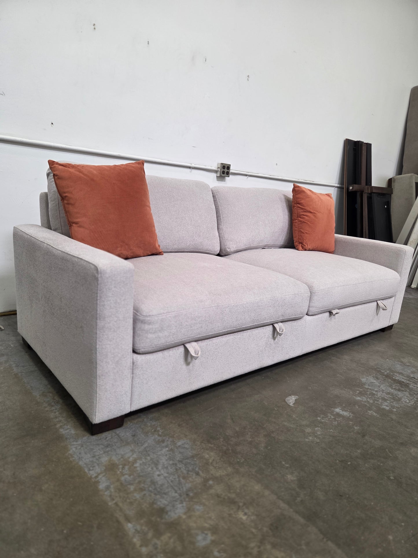 Thomasville Lambert Fabric Sofa with storage